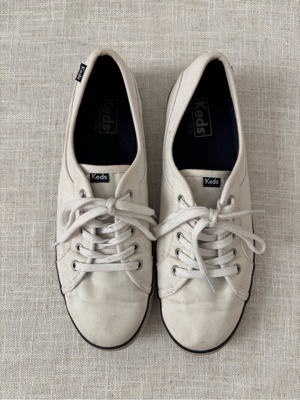 🪴$5/25🪴 Keds Coursa LTT classic women's low-top canvas sneakers white 9
